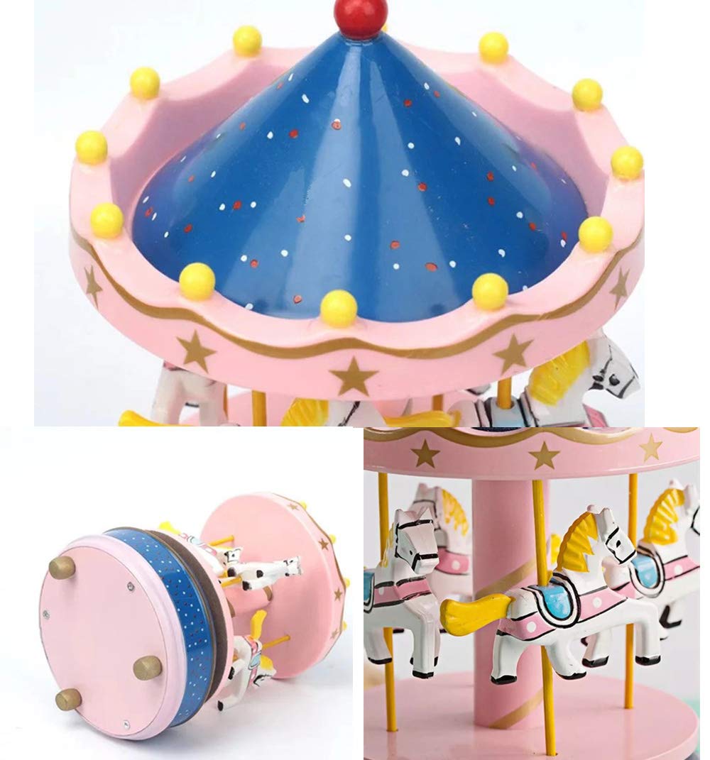 Amazon | Horse Music Box 回転馬オルゴールメリーゴーランド子供時代
